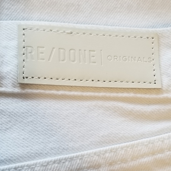 RE/DONE Originals High Rise Stove Pipe. Color white, Size 29 - Picture 5 of 16